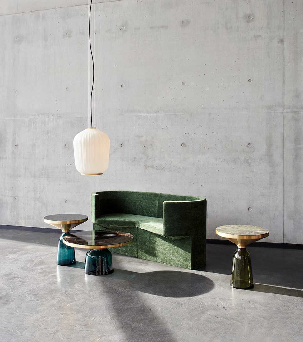 Classicon Bell Table Plissee Pendant Lamp Odin Sofa Photo Hassoslr