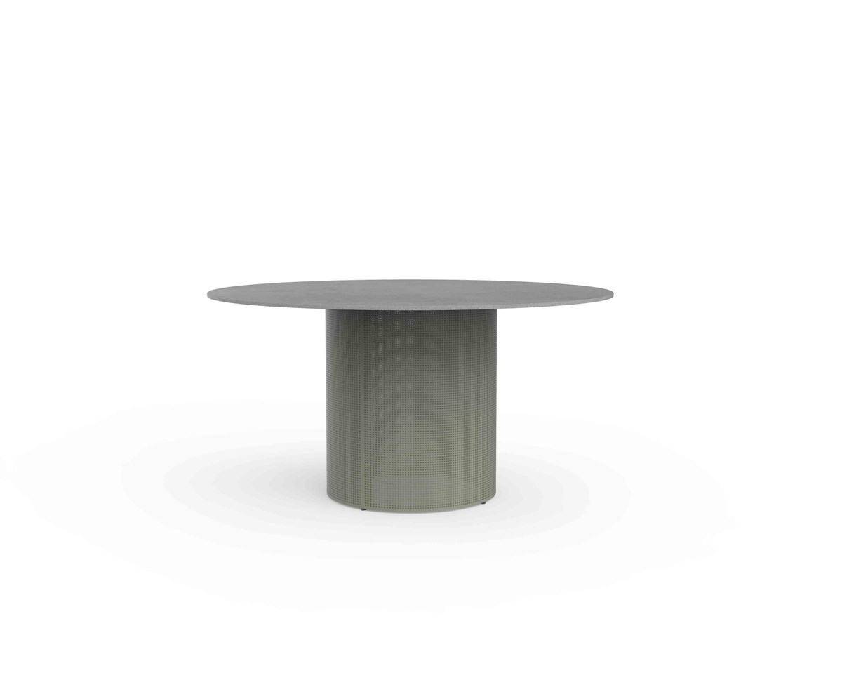 Solanas Monopata Dining Table D140 Cement Grey