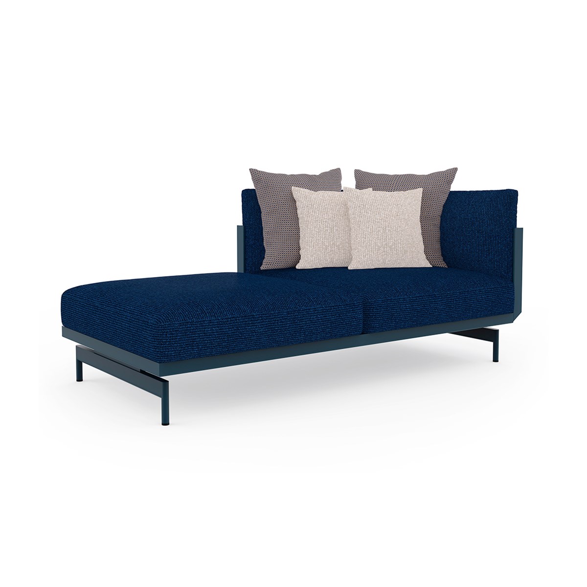 Onde Sectional 2 Grey Blue Product Image