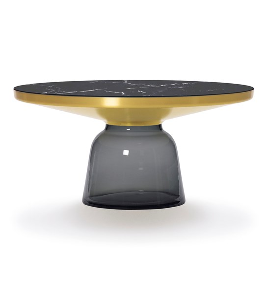 Classicon Bell Coffee Table Brass Grey Marble Black 1X 546