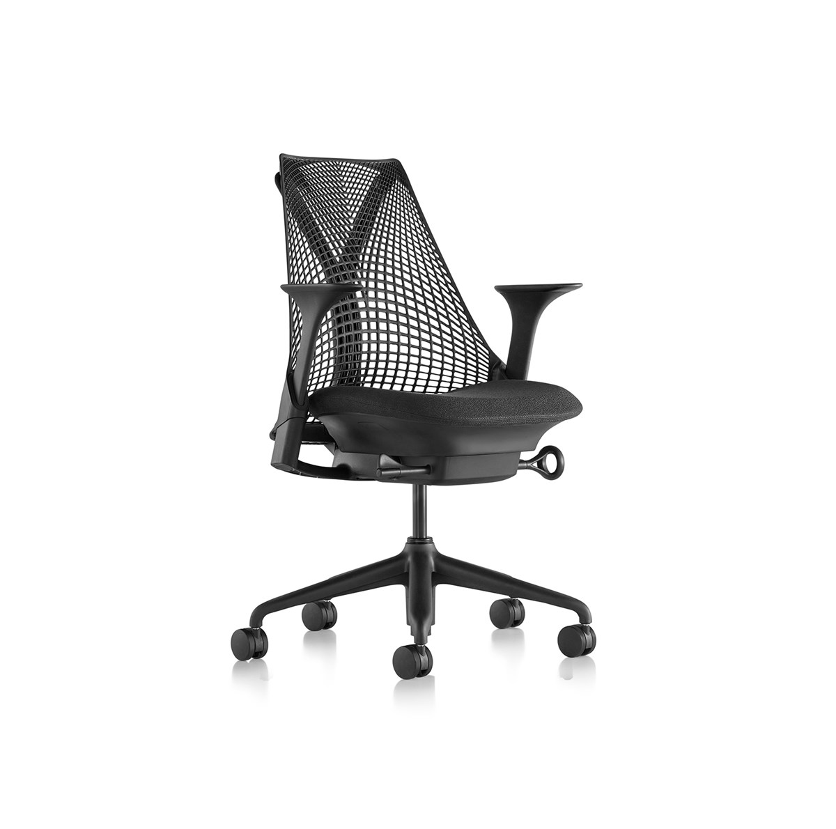 Herman-Miller-Yves-Béhar-Sayl®-Office-Chair-Y-Tower/Black-Matisse-1