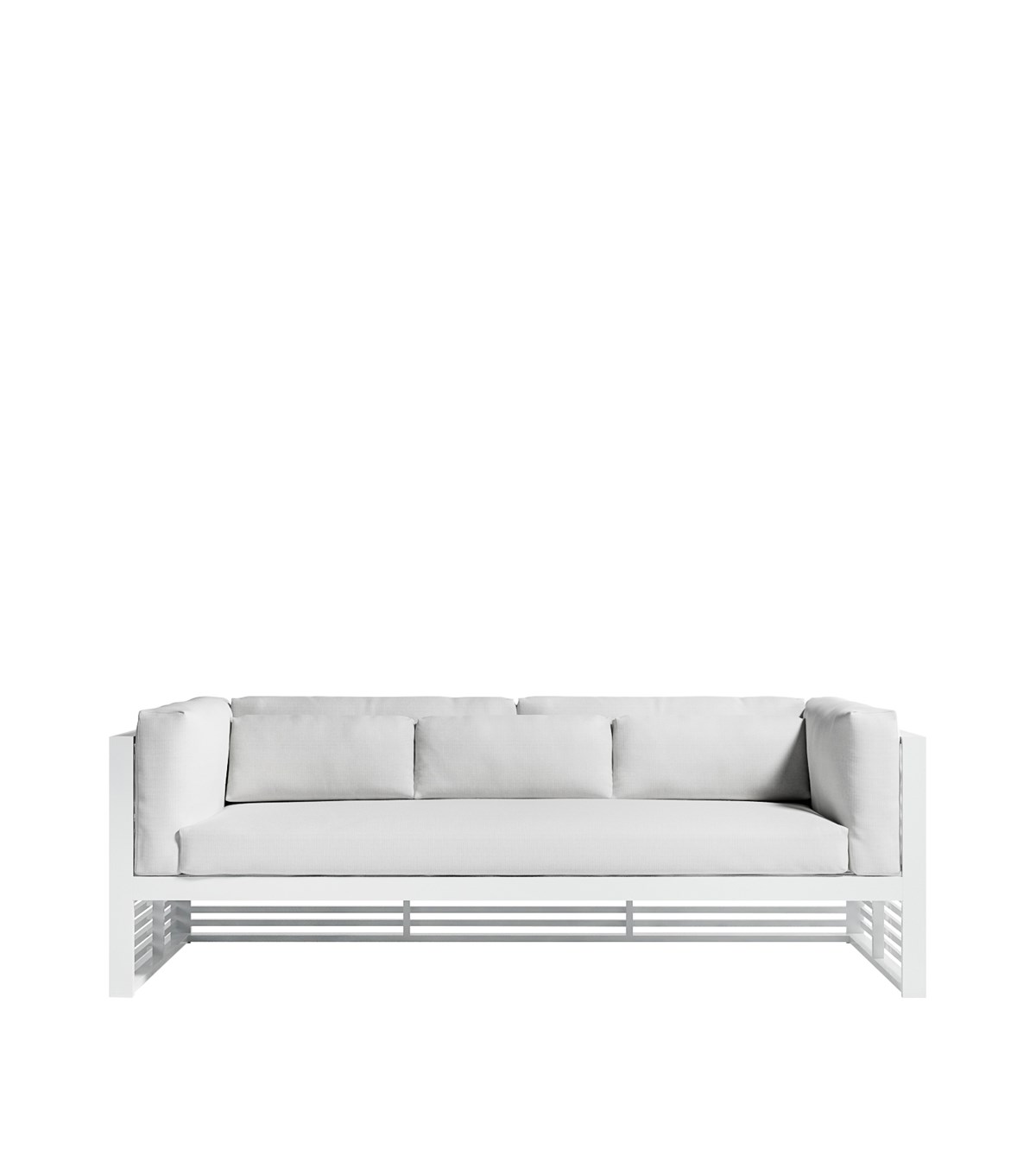 Dna 3 Seat Sofa White Product Image 1