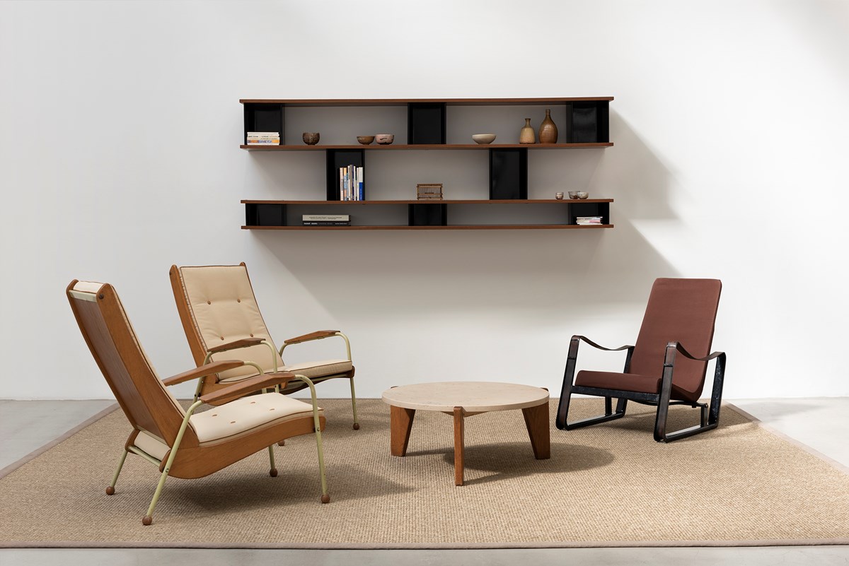 Jean Prouve Charlotte Perriand Set