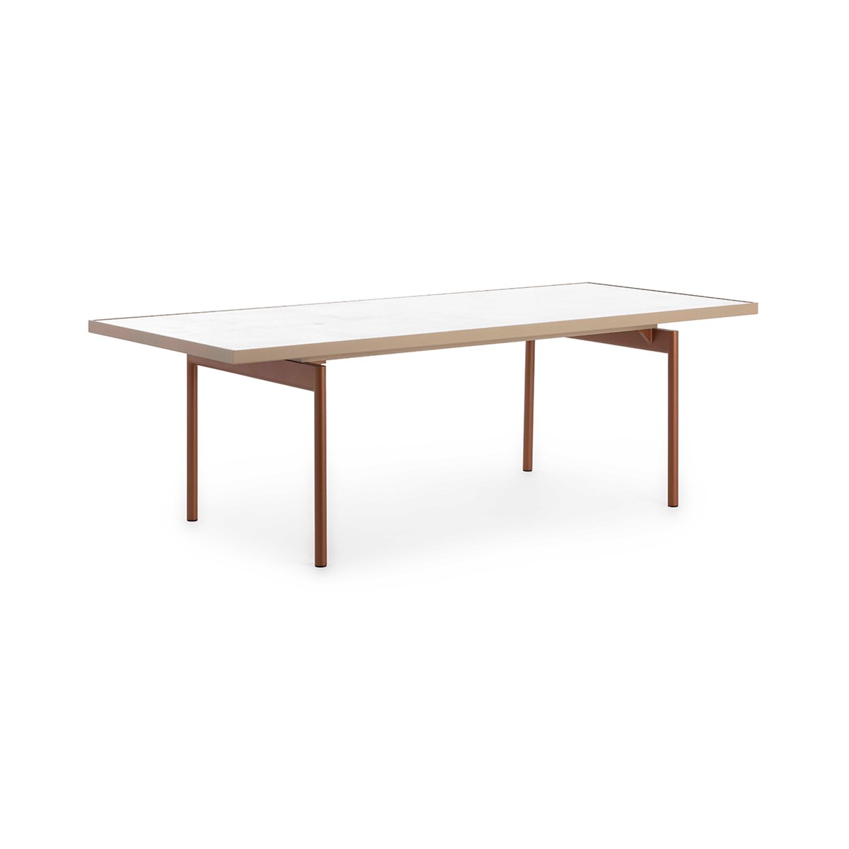 Onde Dining Table Sand Copper 45