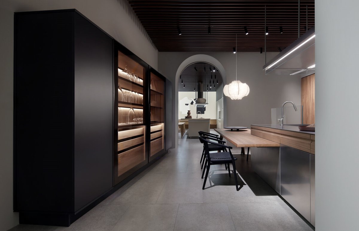 Milan Showroom Kitchen Arclinea Proxima Collection Via Durini00016