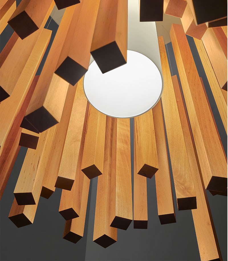 Woods Pendant Lamp WD04 By Hector Serrano Lighting Detail