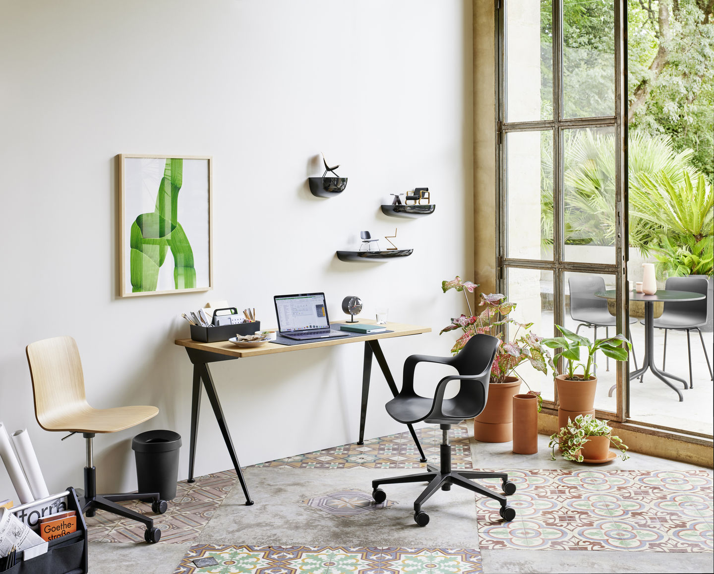 HAL Armchair Studio black by Jasper Morrison Vitra Matisse Interior Showroom New Zealand