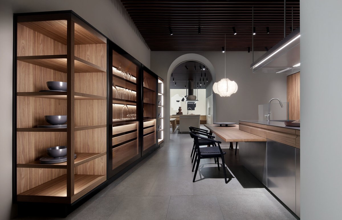 Milan Showroom Kitchen Arclinea Proxima Collection Via Durini00017