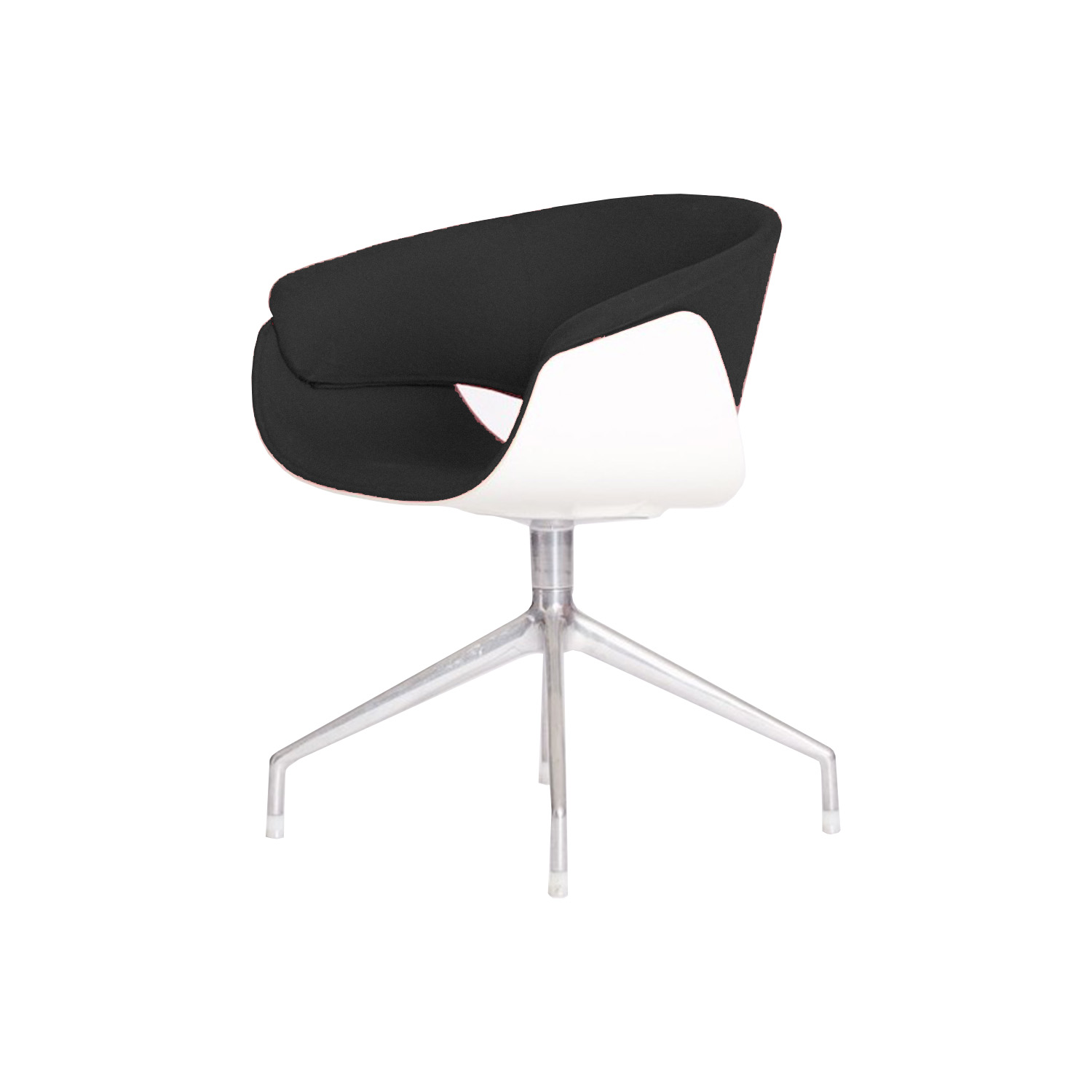 Sina Armchair - black, by Uwe Fischer - B&B Italia | Matisse