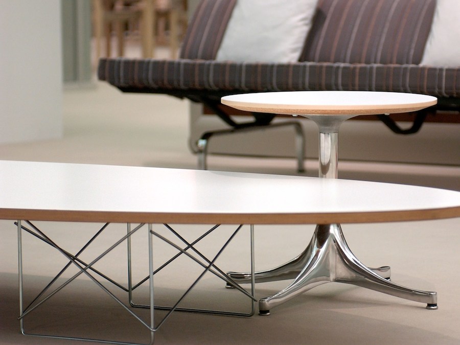 Eames Wire Elliptical Table by Charles Ray Eames Herman