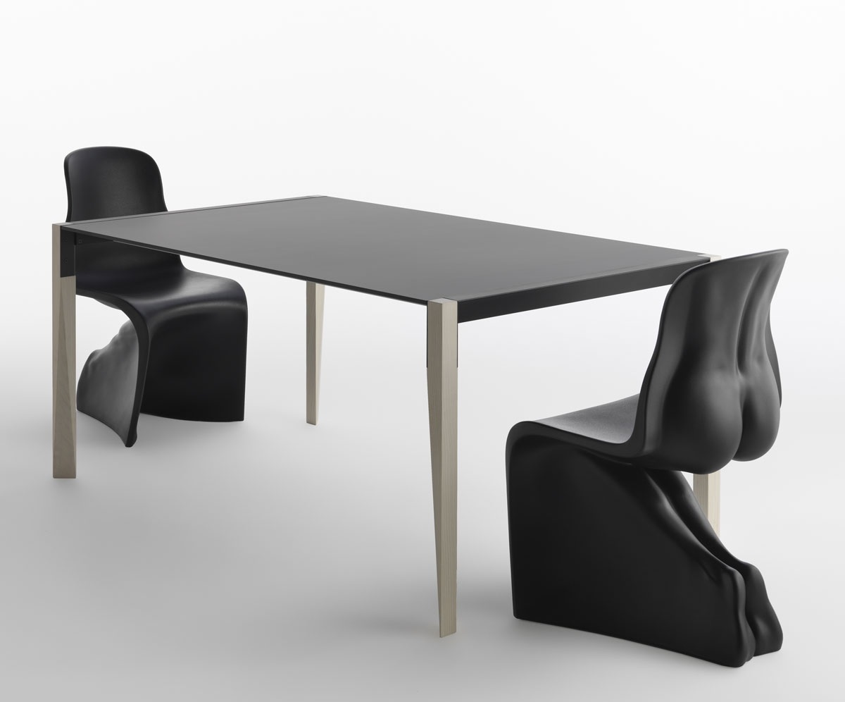 him and her chair 黒2脚セット Fabio Novembre② him and her chair 黒2脚セット Fabio Novembre② Casamania by