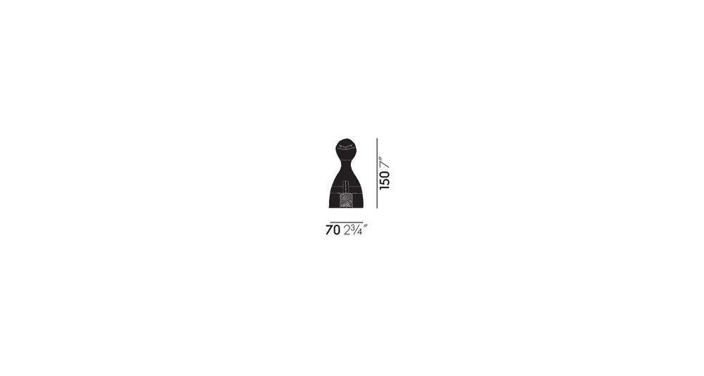 Wooden Doll No.15, by Alexander Girard - Vitra | Matisse