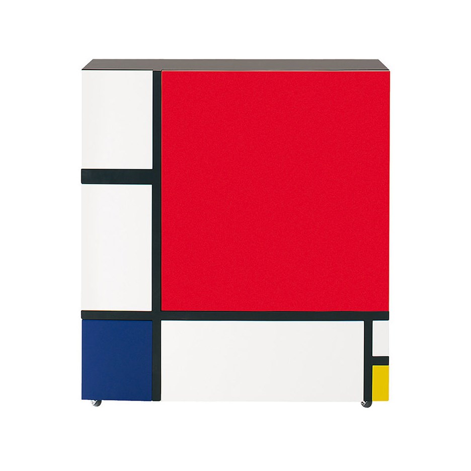Homage To Mondrian Cabinet Shiro Kuramata Cappellini 1