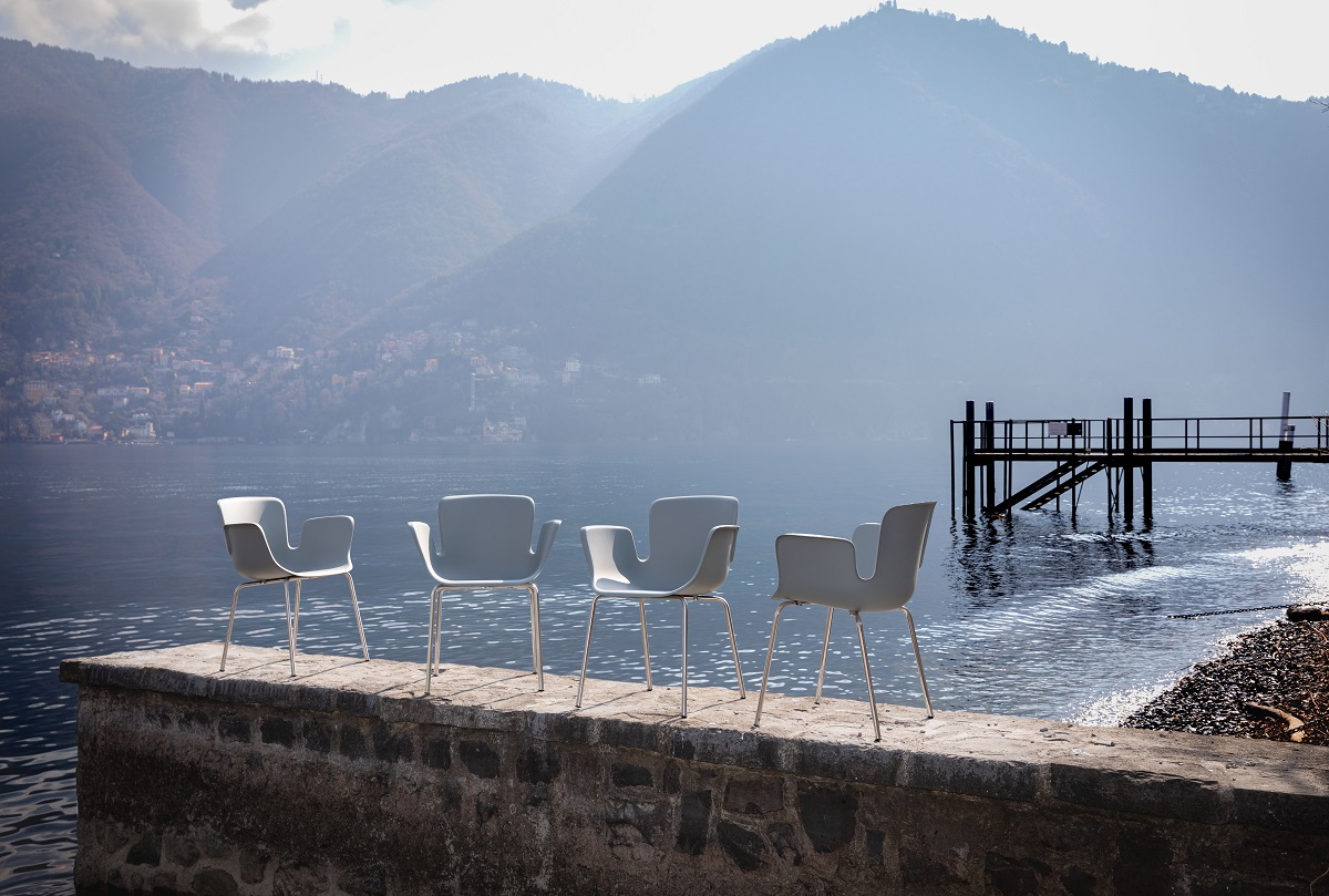 Juli Re-Plastic Outdoor Chair, by Werner Aisslinger - Cappellini