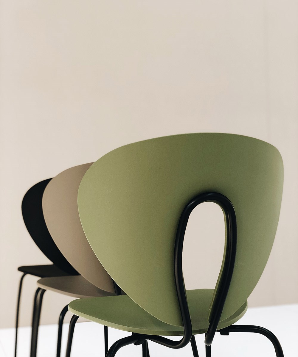 Stua Globus Chair Green Taupe Black